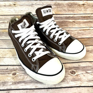 Converse Chuck Taylor All Star Mens Brown Low Top Classic Sneakers Size 12